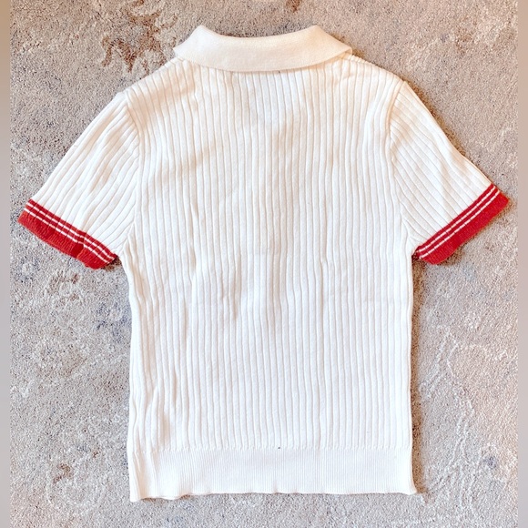 Knit Polo Tee Shirt size XS - Picture 2 of 2